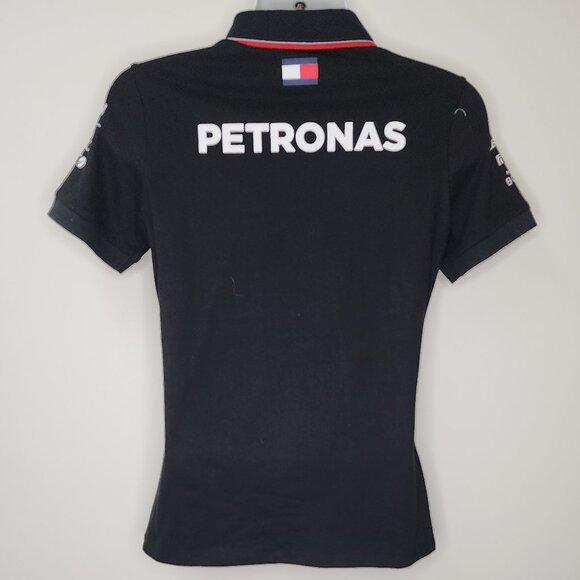 New Petronas Mercedes AMG F1 Racing Polo Shirt Women (L) - Picture 2 of 7